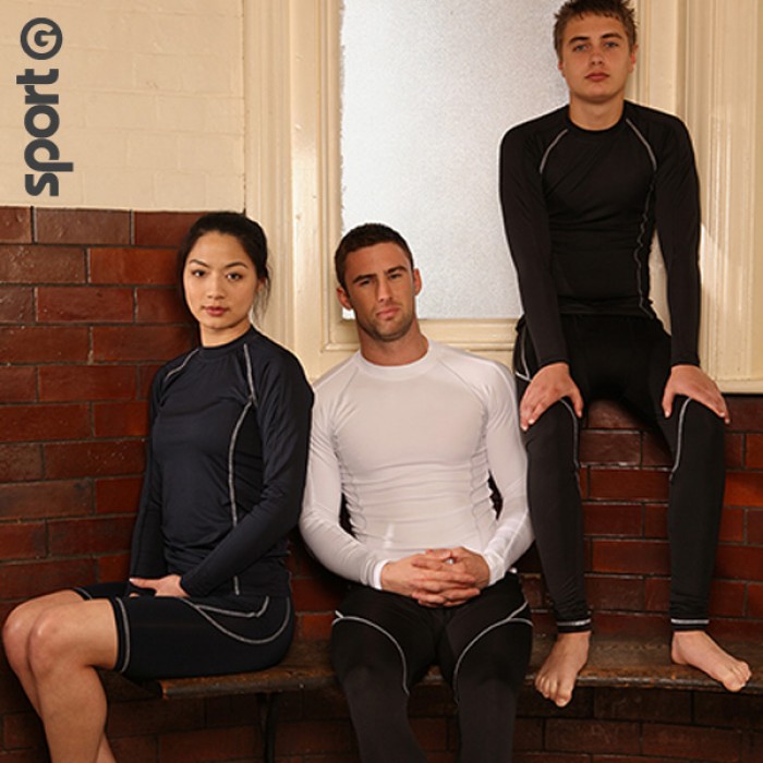 GEE SPORT Performance / Compression Base Layer Top / Shirt, Embroidery and  Print, Wrexham